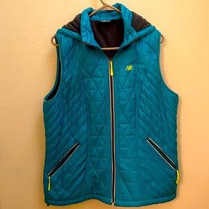 Women’s fleece lined hooded New Balance vest